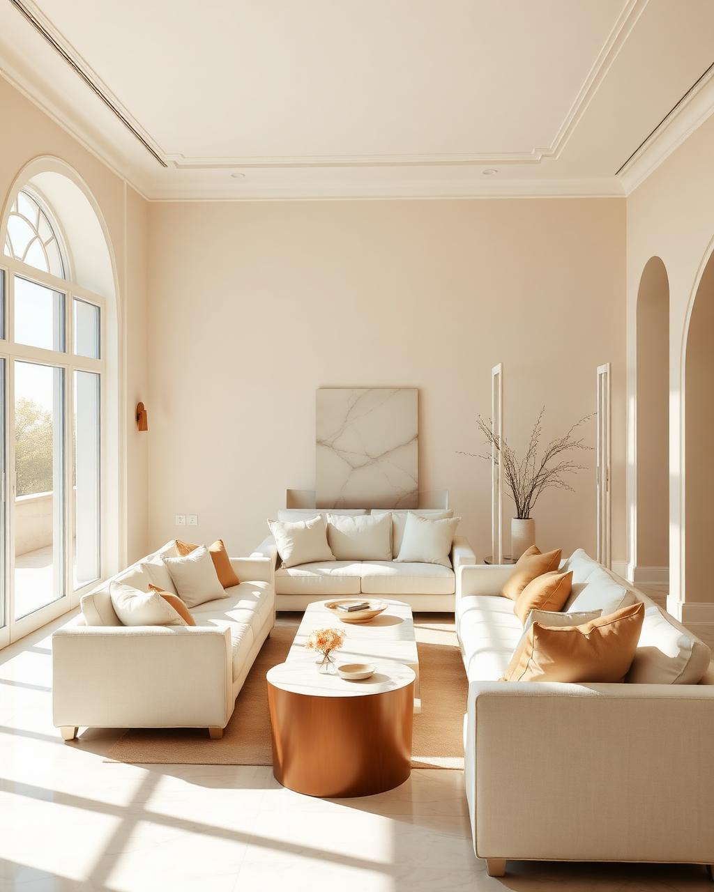 Bright, freshly cleaned living room